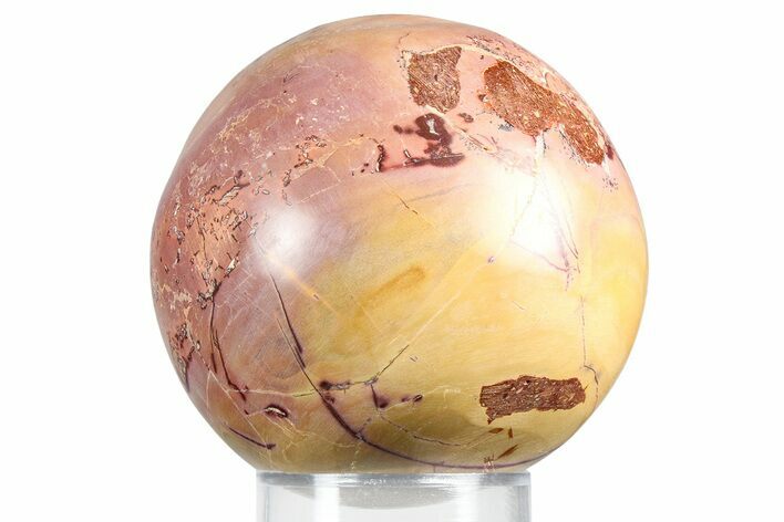Polished Saharan Desert Jasper Sphere - Morocco #326876